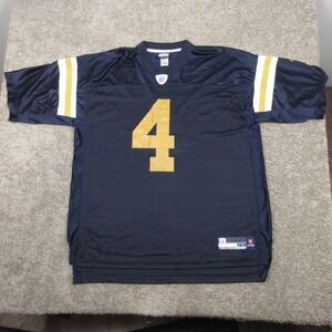 New York Jets Jersey Mens 2XL Blue #4 Brett Favre Titans Throwback Reebok NFL